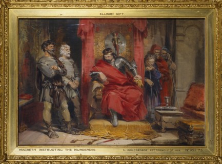 Cattermole, Macbeth renseignant les assassins