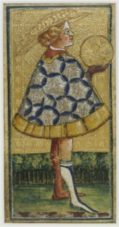Cicognara, Le page de Pentacles