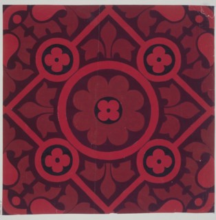 Pugin, Dessins réalisés pour décorer un tapis