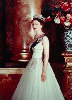 La reine Elisabeth II à Buckingham Palace