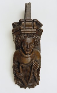 Tasseau ou corbeau à motif religieux