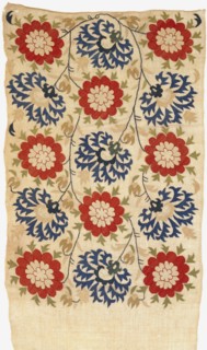 Drap de bain brodé