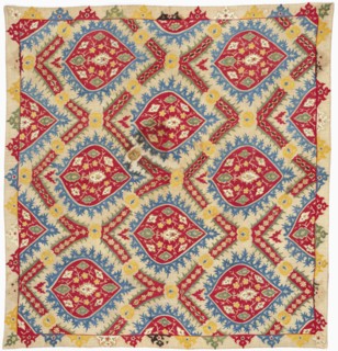 Couverture brodée