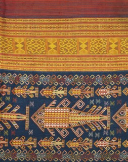 Détail d'une robe traditionnelle indonésienne