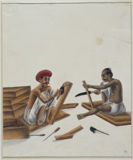 Deux charpentiers hindous