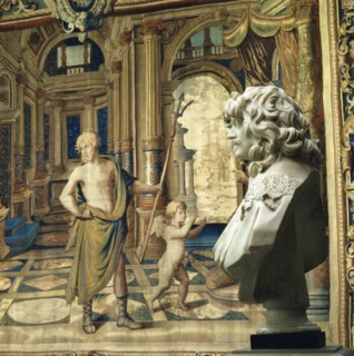 Le Bernin, Buste de Thomas Baker et Tapisserie de Mortlake