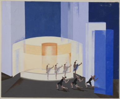 Exter, Dessin pour décor de théâtre
