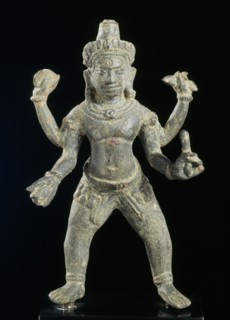 Statuette de déité khmère