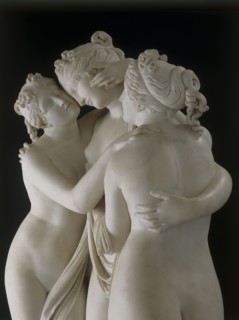 Canova, Les Trois Grâces (détail)