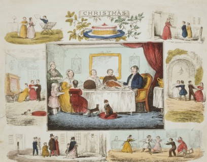 Illustration dépeignant des scènes de la vie quotidienne