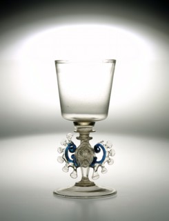Verre à pied fabriqué à Venise
