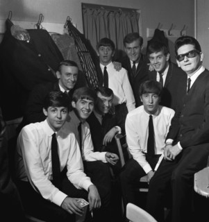 Les Beatles et Roy Orbinson dans les années 60