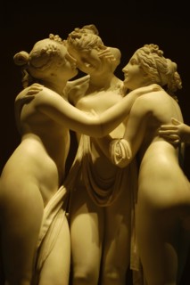 Canova, Les Trois Grâces (détail)
