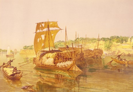 Simpson, Navires transportant du coton sur le Gange