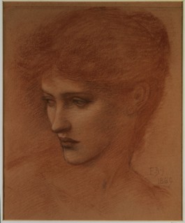 Burne-Jones, Etude d'un vidsage féminin