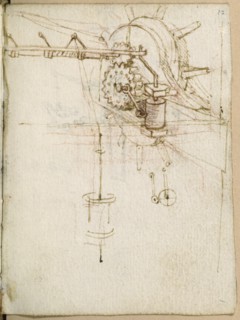 De Vinci, Page issue du Codex Forster (Vol.II)