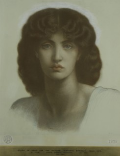 Rossetti, Etude du visage d'Astarté Syriaca