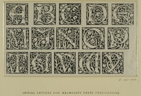 Morris, Lettrines