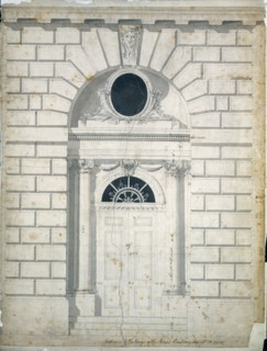 Chambers, Porte d'entrée d'une maison du Somerset