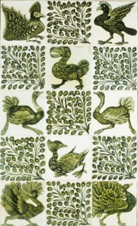 De Morgan, Oiseaux et feuilles