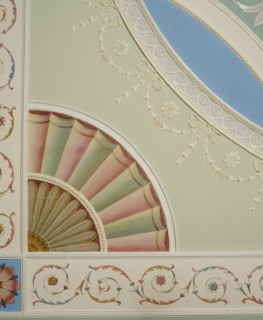 Adam, Détail du plafond d'un bâtiment d'Adlephi