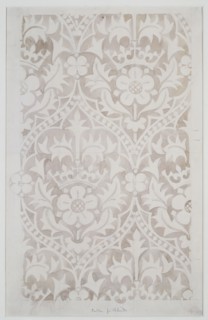 Pugin, Motif pour un paravent
