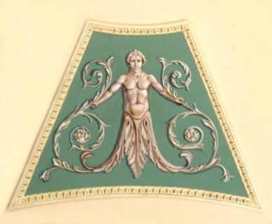 Adam, Détail du plafond d'une résidence à Adelphi, Londes