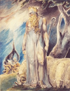 Blake, Moïse et le Buisson ardent