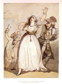 Rowlandson, Répétitions dans la Salle Verte