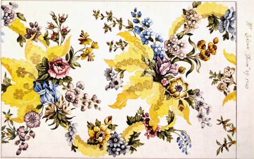 Garthwaite, Motif pour de la soie