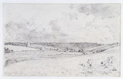 Constable, Churn Wood and Greenstead Church