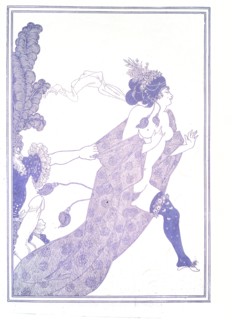 Beardsley, Cinésias priant Myrrihine de faire l'amour