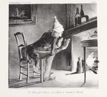 Daumier, Le Maréchal Mortier la Veille de la Bataille de Waterloo