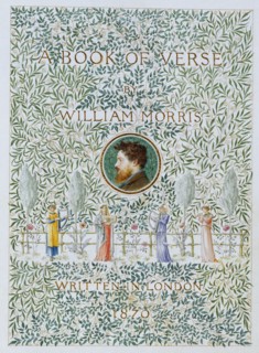 Morris, Page de garde de "A Book of Verse"