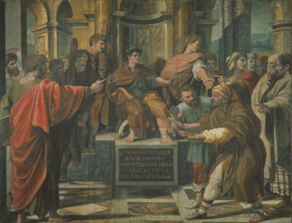 Raphaël, La Cécité d'Elymas
