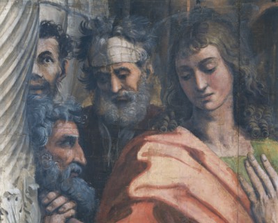 Raphaël, La Guérison du Boiteux (détail)