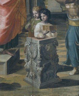 Raphaël, Le Sacrifice à Lystra (détail)