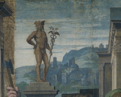 Raphaël, Le Sacrifice à Lystra (détail)