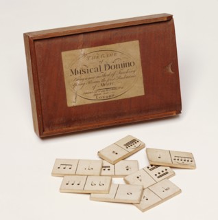Jeu de dominos ayant pour thème la musique