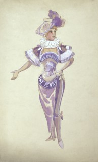 Crage, Costume symbolisant la pièce "one penny"