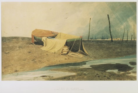 Sell Cotman, Bateau sur la plage