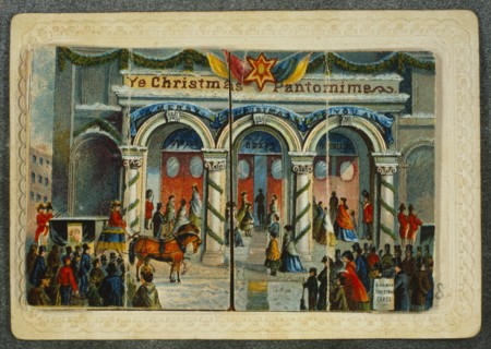 Carte de Noël victorienne