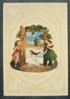 Carte de Noël victorienne