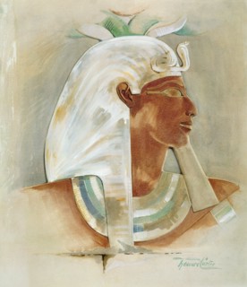 Carter, Tête de la Reine Hatchepsout