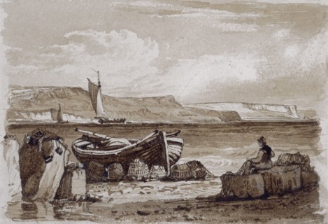 Prout, Les falaises de Lulworth