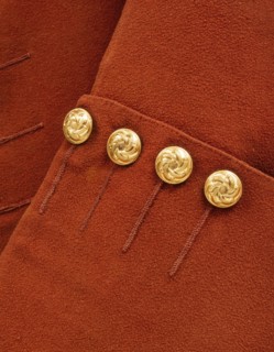 Manchette d'un manteau (détail), Angleterre