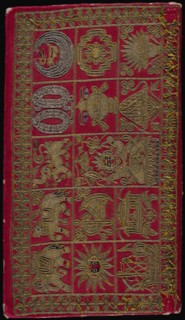 Couverture d'un manuscrit jaïn, Inde