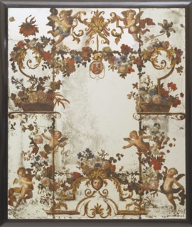 Monnoyer, Miroir décoré