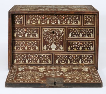 Coffret de rangement à abattant, Inde