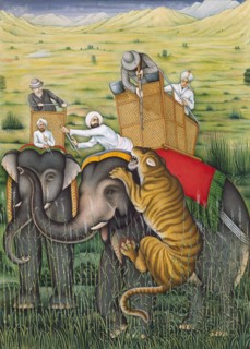 La chasse d'un tigre